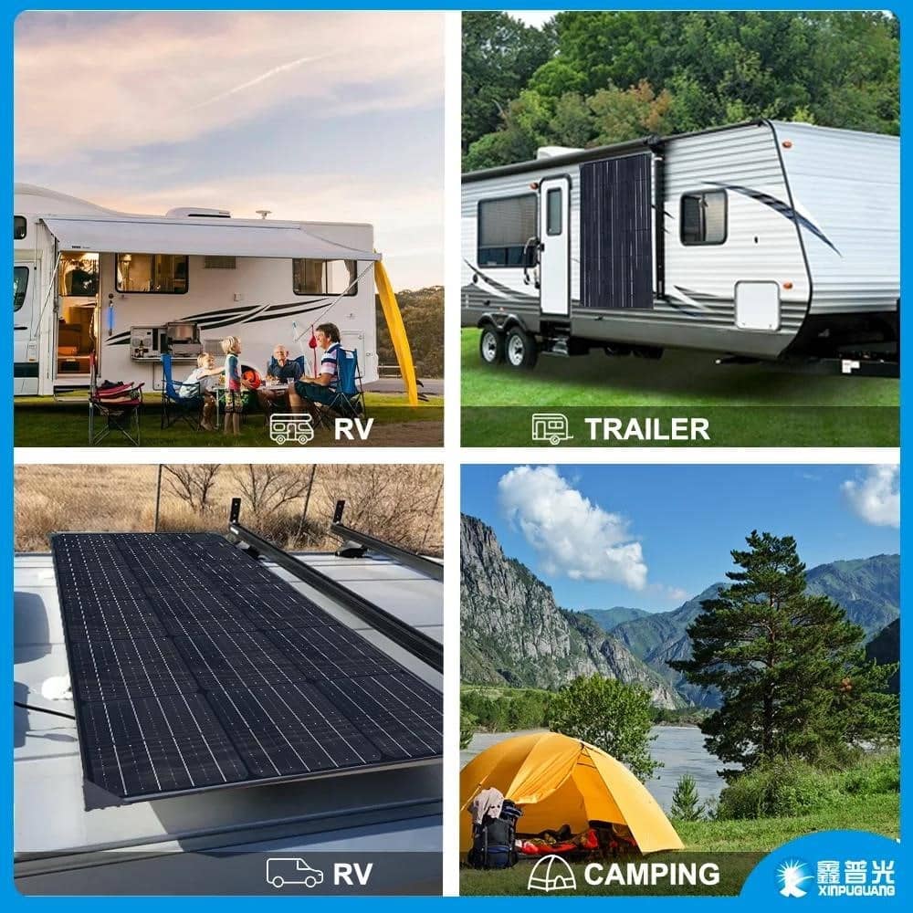 XINPUGUANG Panou Solar Fotovoltaic Monocristalin 19.8V 100W Pentru ...